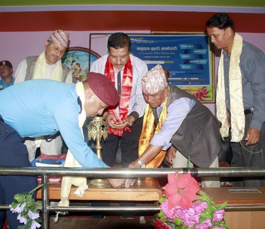 गोकर्णेश्वरको नयाँपाटीमा सडक दुर्घटना न्यूनीकरण एवंम समुदाय प्रहरी साझेदारी कार्यक्रम सम्पन्न