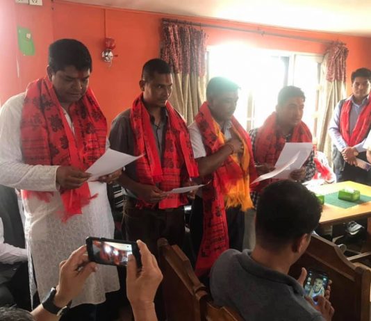 नेपाल निर्माण व्यवसायी संगठन रामेछापको संयोजकमा राम कुमार पाण्डे