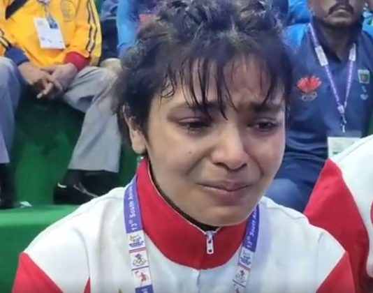 कुस्तीमा महिलातर्फ नेपाललाई ऐतिहासिक स्वर्ण,नेपालकाे स्वर्ण ४३ पुग्याे