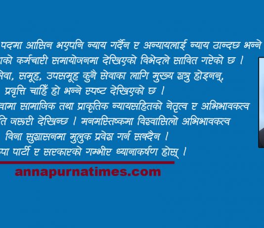 सार्वजनिक सेवा, सुशासनिक यथार्थताका आधारहरु