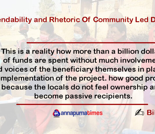 Aid Dependability and Rhetoric Of Community Led Development