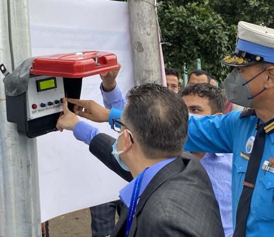 काठमाडौं उपत्यकाका ४४ वटा चोकमा स्मार्ट ट्राफिक लाइन जडान गरिने