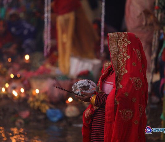 तिहार पर्व सकिएसँगै शुरु भयो छठ पर्वको रौनक