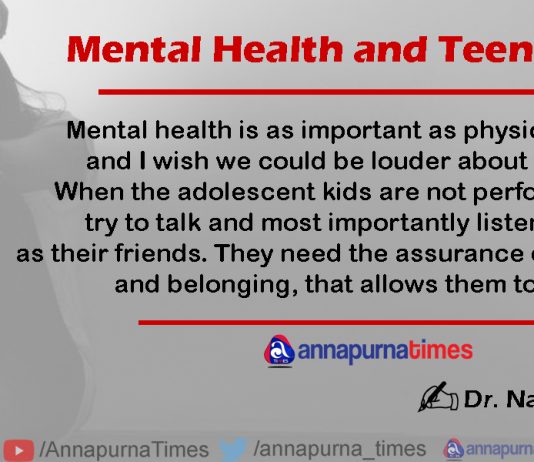 Mental Health and Teenagers