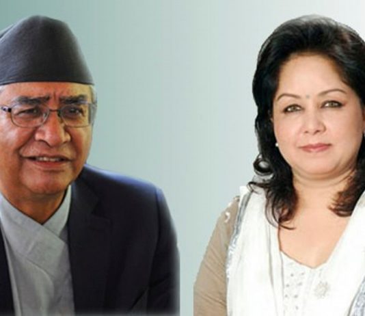 प्रधानमन्त्री देउवा पत्नी आरजुलाई कोरोना