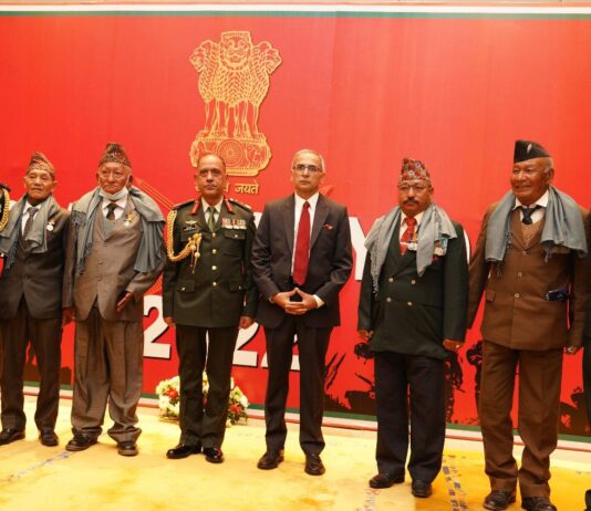 नेपालमा मनाइयो ७४ औं भारतीय सेना दिवस