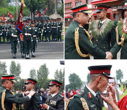 नेपाली सेनाकाे सिसं ४९ अधिकृत क्याडेट तालिम सम्पन्न, डल्लाकोटी भए प्रथम (फाेटाे फिचर)