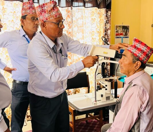 ललितपुर महानगर २९ द्वारा निःशुल्क आँखा शिविर, कतिले लिए सेवा ?