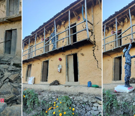 जाजरकोट भूकम्प : घरघरमा छिरेर खोज तथा उद्धार गर्दै सशस्त्र प्रहरी