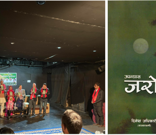 दिनेश अधिकारी अब लेखक पनि, पहिलो उपन्यास ‘जरो’ सार्वजनिक