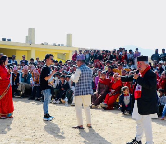 पाल्पा ख्याहामा धुम्रपान, मद्यपान र लागूपदार्थ दुर्ब्यसनविरुद्धको नाटक