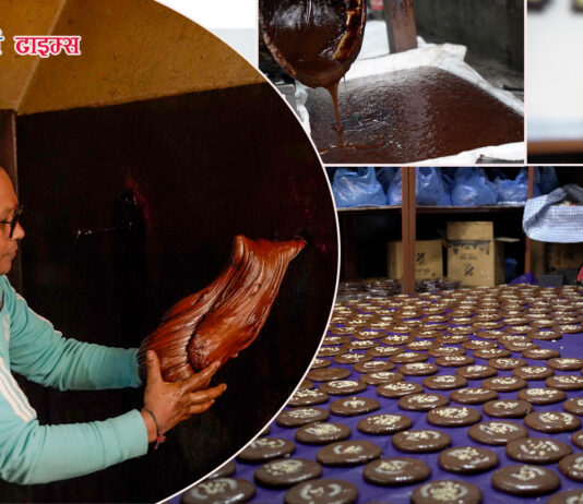 यसरी बन्दैछ टोखामा माघेसङ्क्रान्तिको लागि चाकु (तस्वीरहरू)