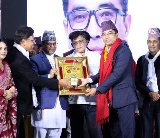 प्रदीपराज वन्त ‘म्युजिक खबर फोटो पत्रकारिता सम्मान २०८१’ बाट सम्मानित