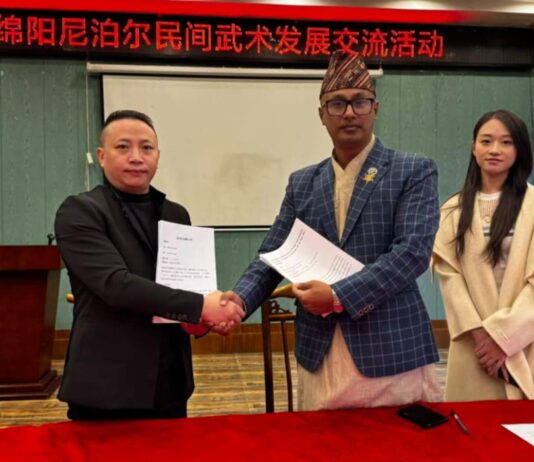 नेपाल–चीन बीच उसु खेल विकासका लागि तीन वर्षे सम्झौता