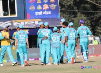 काठमाडौँद्वारा चितवन ५३ रनले पराजित (तस्वीरहरू)