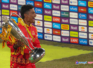 तस्वीरमा हेर्नुस् लुम्बिनीले एनपीएल सिजन–२ को उपाधि जित्दाको क्षण