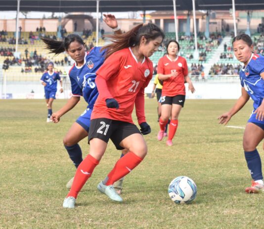 नेपाल–चीन मैत्रीपूर्ण फुटबल खेलमा नेपालको जित (तस्वीरहरू)