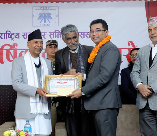 फोटो पत्रकार प्रदीपराज वन्त सम्मानित