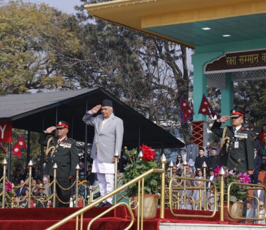 टुँडिखेलमा मनाइयो सेनाको २६३ औँ स्थापना दिवस (तस्वीरहरू)