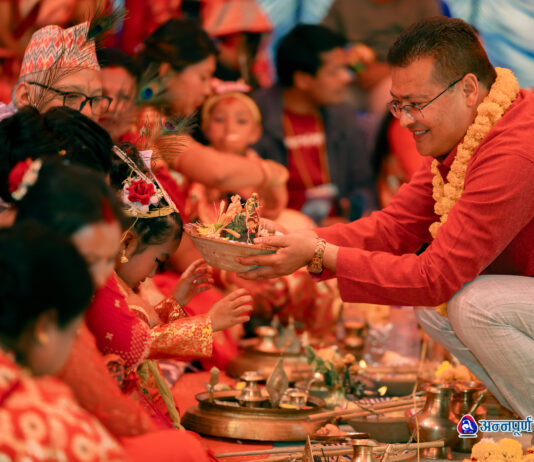 फर्पिङमा सामूहिक बेल विवाह समारोह सम्पन्न (तस्वीरहरू)