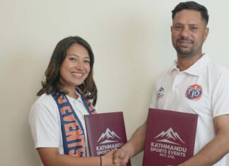 महिला क्रिकेटर खुशी डंगोल ‘फेस अफ कर्पोरेट टि–१०’ नियुक्त