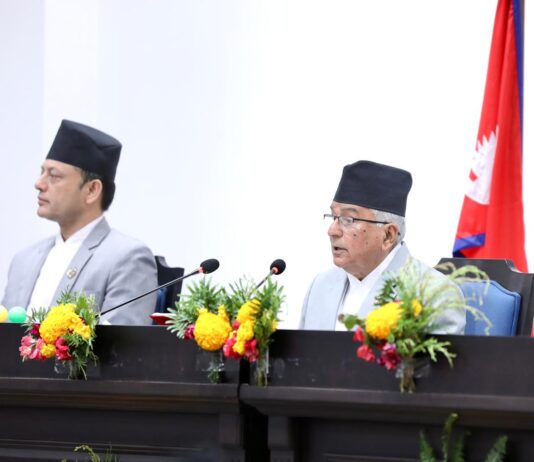नीति तथा कार्यक्रमको पहिलो प्राथमिकता पर्यो संविधान संशोधन