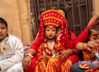 लाखेननीमा १०८ भैरव तथा पञ्चकुमारी पूजा (तस्वीरहरू)