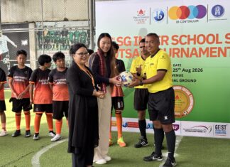 स्वस्तिश्रीमा ८औँ एसजी अन्तरविद्यालय सिनियर फुटसल प्रतियोगिता सुरु