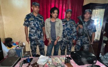 नक्सालबाट २९६ ग्राम खैरो हेरोइनसहित चार पक्राउ