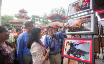 हनुमानढोकामा जापानी फोटो पत्रकार ताकावका नोबोरुको एकल फोटो प्रदर्शनी