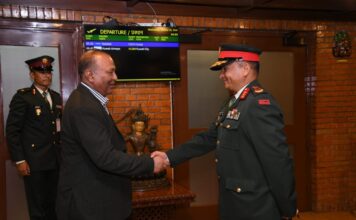 स्वदेश फर्किए प्रधान सेनापति सिग्देल