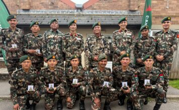 नेपाली सेनालाई बेलायतमा सम्पन्न ‘क्यामब्रियन पट्रोल २०२६’ मा स्वर्ण पदक